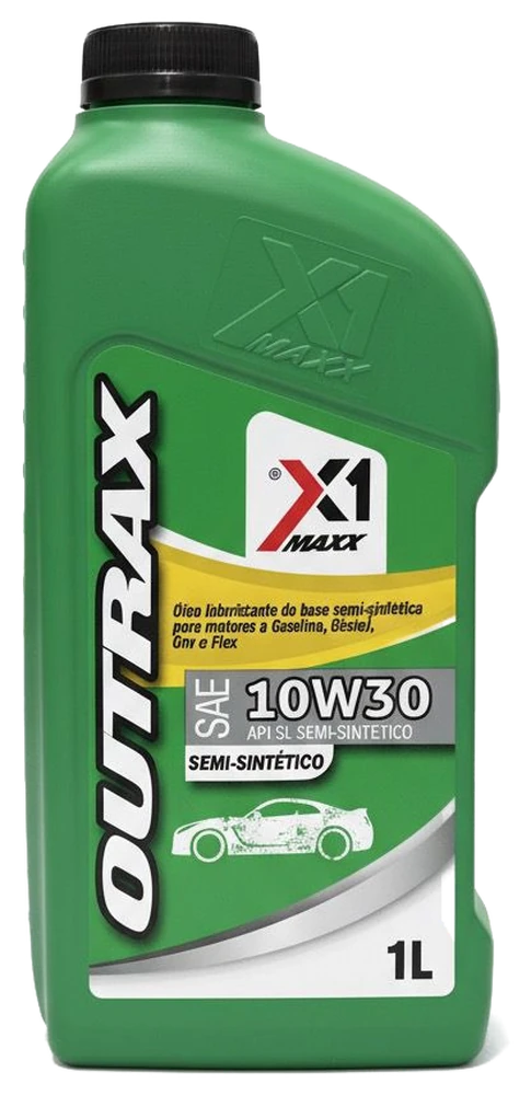Embalagem do óleo X1 Maxx Outrax 10W30 SL