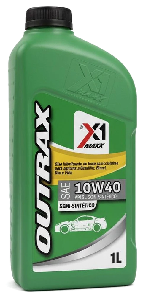 Embalagem do óleo X1 Maxx Outrax 10W40 SL