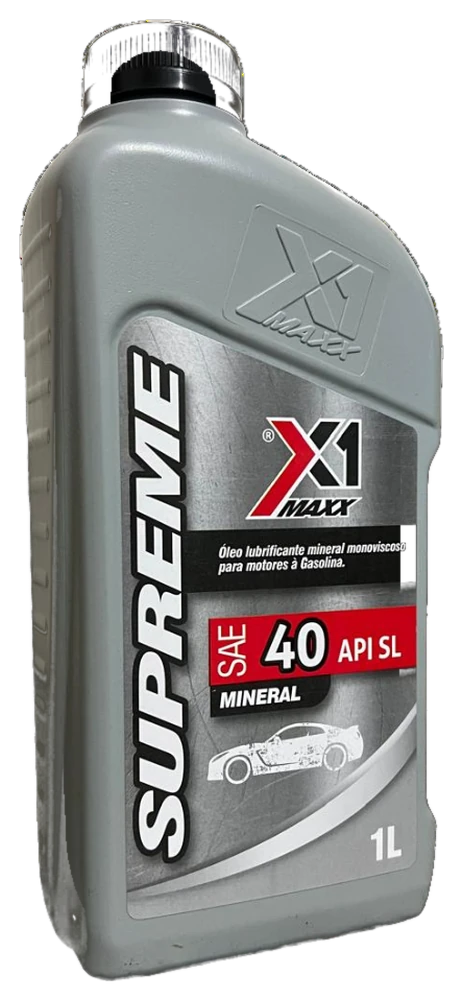 Embalagem do óleo X1 Maxx Supreme SAE 40 SL
