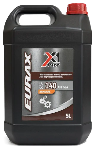 Embalagem do óleo X1 Maxx Eurax 140 GL4