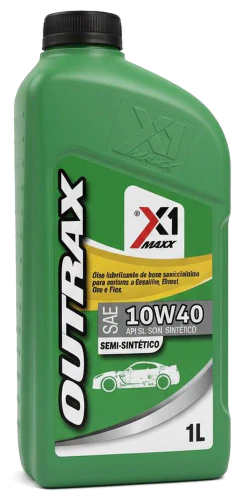 Embalagem do óleo X1 Maxx Outrax 10W40 SL