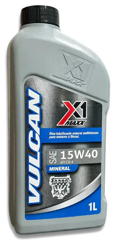 Embalagem do óleo X1 Maxx Vulcan 15W40 CH4